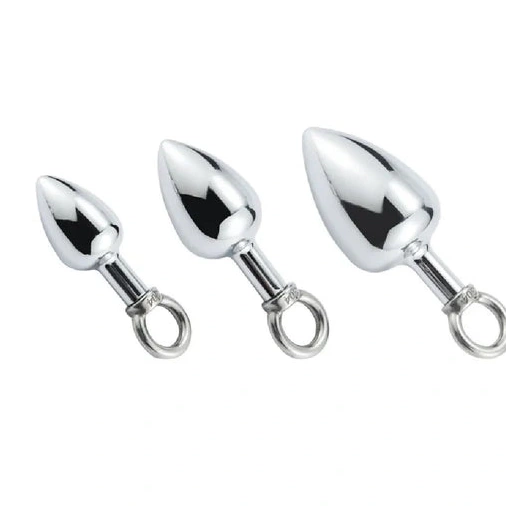 Anal Hooks Steel 4663 Cock Ring Stainless DiscreetChoice Anal Hook Set with 0123